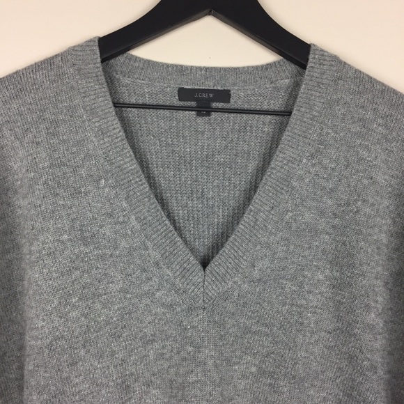 J. Crew Oversized V Neck Tunic Wool Sweater XS - Picture 2 of 6